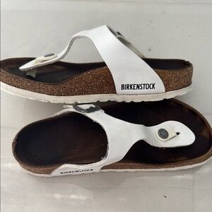 Birkenstock White Sandals
